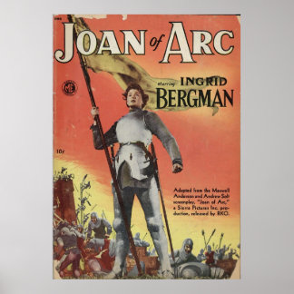 Poster A1 Histórias em quadrinhos 021 Joan Of Arc