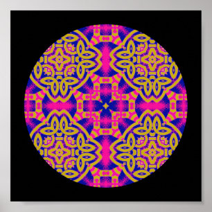 Pôster A40 mandala celta Poster.2