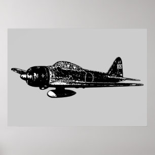 Poster A6M Zero