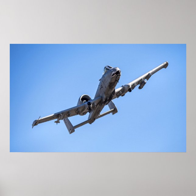 Poster A-10 Aeronave Thunderbolt II (Frente)