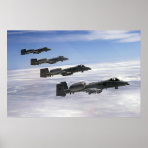 Poster A-10 Aeronave Thunderbolt II