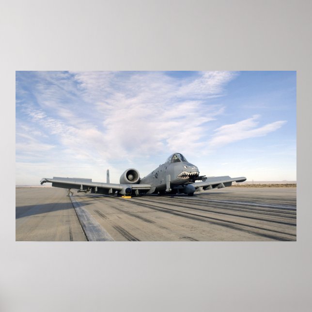 Poster A-10 Thunderbolt II (Frente)