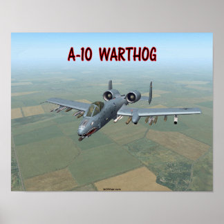 POSTER A-10 WARTHOG