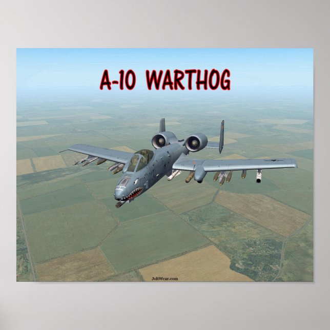 POSTER A-10 WARTHOG (Frente)