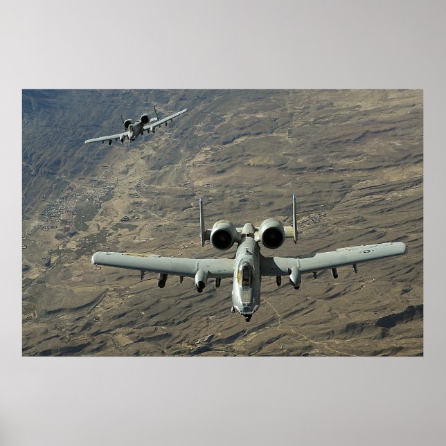 Poster A-10 Warthogs (Frente)