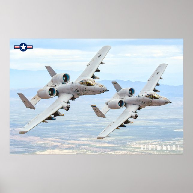 POSTER A-10C THUNDERBOLT II (Frente)