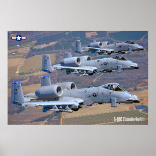 Poster A-10C THunderBOLT II
