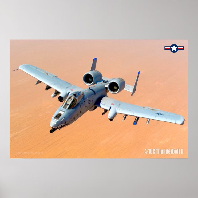 Poster A-10C THunderBOLT II (Frente)