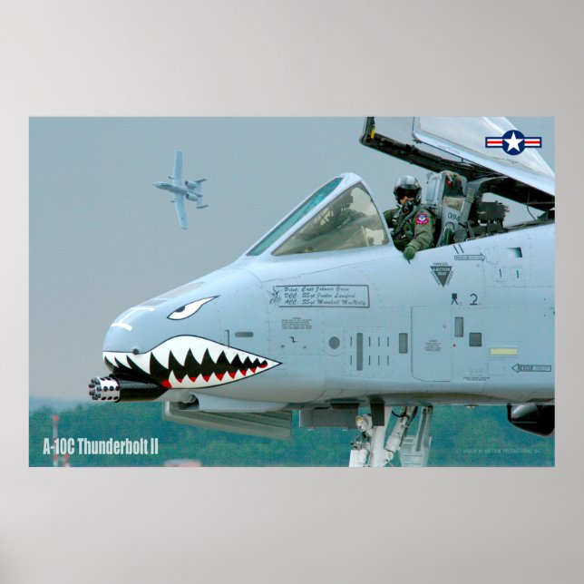 Poster A-10C THunderBOLT II (Frente)