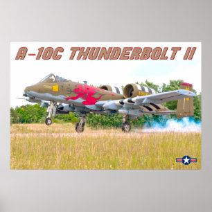 Poster A-10C THunderBOLT II