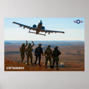 Poster A-10C THunderBOLT II