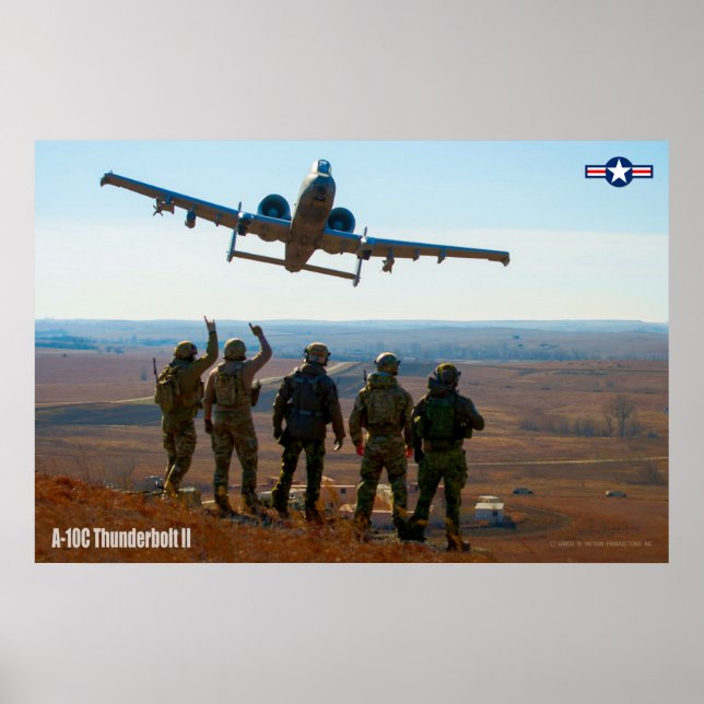 Poster A-10C THunderBOLT II (Frente)