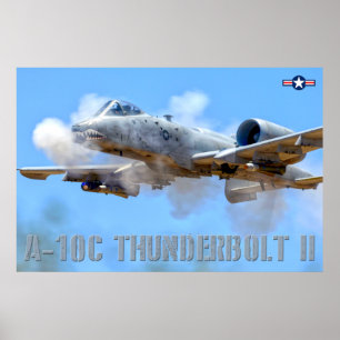 Poster A-10C THunderBOLT II