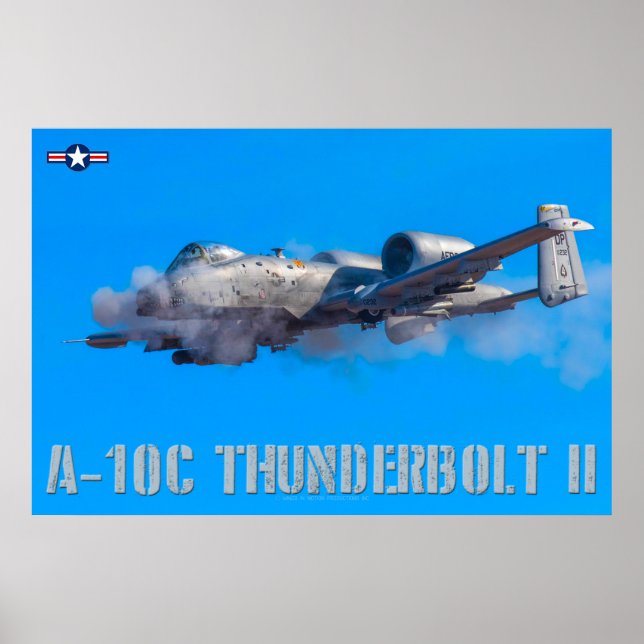 Poster A-10C THunderBOLT II (Frente)