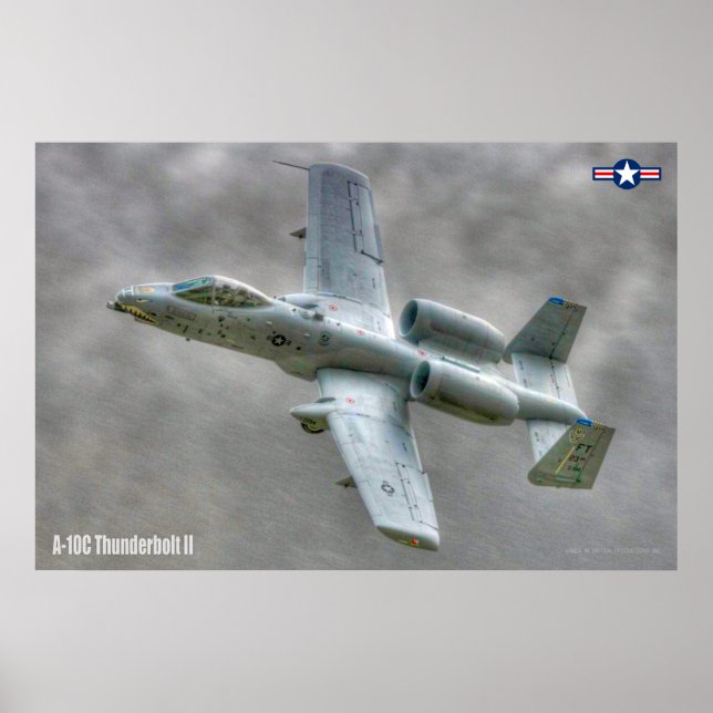Poster A-10C THunderBOLT II (Frente)