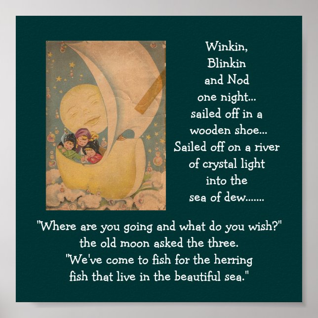 Pôster a-1 piscar, piscar e acenar (Frente)