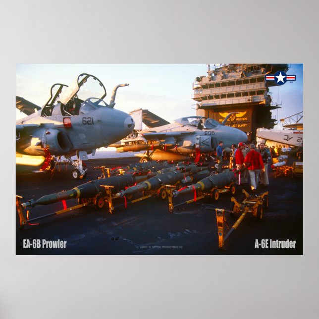 Poster A-6E INTRUDER e EA-6B PROWLER (Frente)