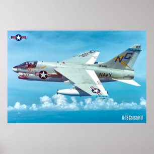 POSTER A-7E CORSAIR II