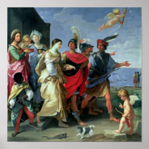 Pôster A abducção de Helen, c.1626-31