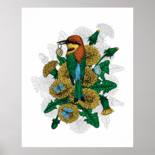 Poster A abelha come com o pingente do ouro