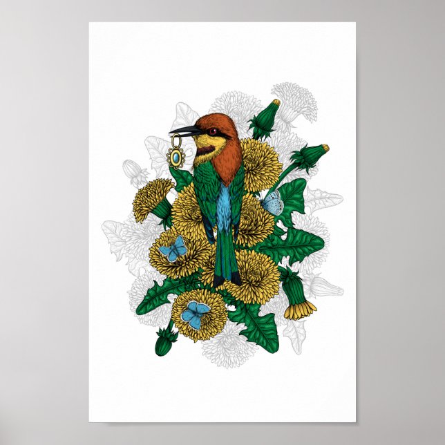 Poster A abelha come com o pingente do ouro (Frente)