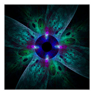 Pôster A Abstrato de Olhos