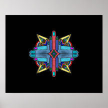 A abstrato Diversidade Mãos a Pintura - Poster.