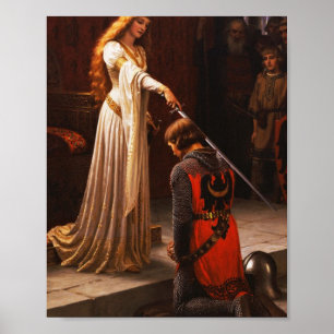 Poster A Accolade Edmund Blair Leighton