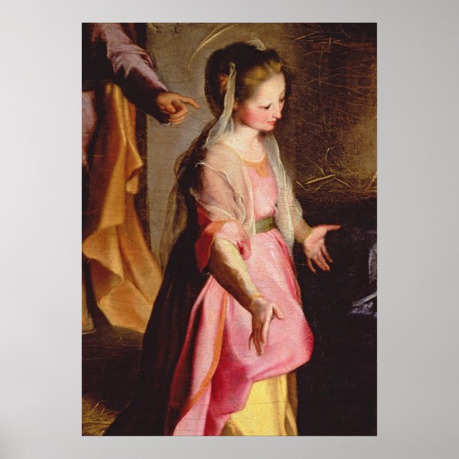 Pôster A Adoração da Criança, 1597 (Frente)