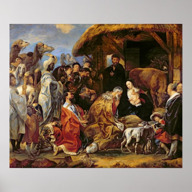 Pôster A Adoração do Magi (Frente)