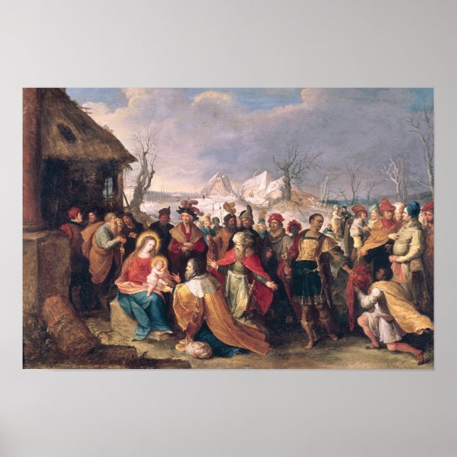 Poster A Adoração do Magi 3 (Frente)