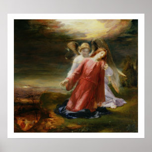 Poster A agonia no jardim, 1858 (óleo no painel)