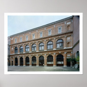 Poster A ala remanescente de um mosteiro, agora a Academi