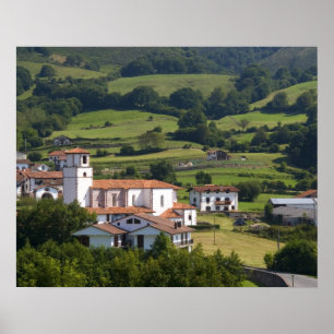 Pôster A aldeia de Amaiur no Vale de Baztan,