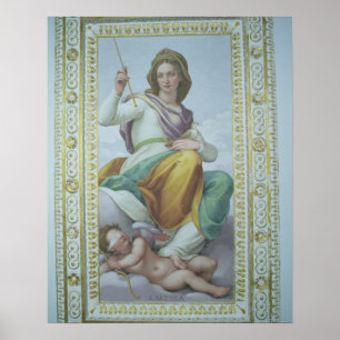 Pôster A alegoria da castidade (fresco)