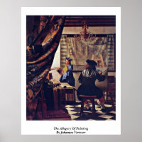 A Alegoria Da Pintura De Johannes Vermeer