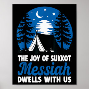 Poster A Alegria do Sukkot Messias Mora Conosco Judaico H