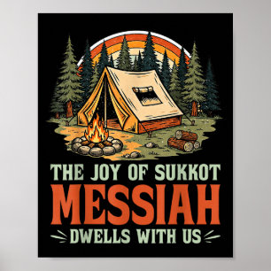Poster A Alegria do Sukkot Messias Mora Conosco Judaico H