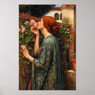 Poster A Alma da Rosa por John William Waterhouse