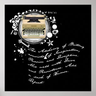 Poster A alquimia da escrita