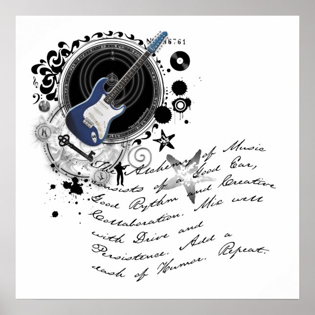 Poster A Alquimia da Música (Frente)