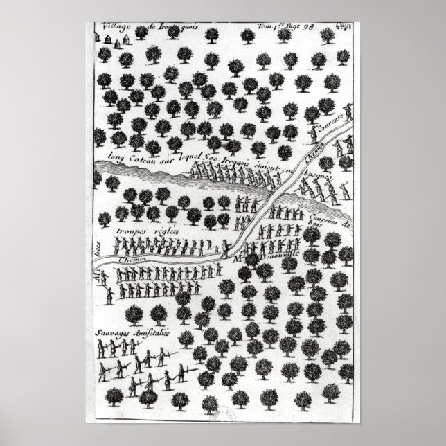 Pôster A ambição dos Iroquois (Frente)