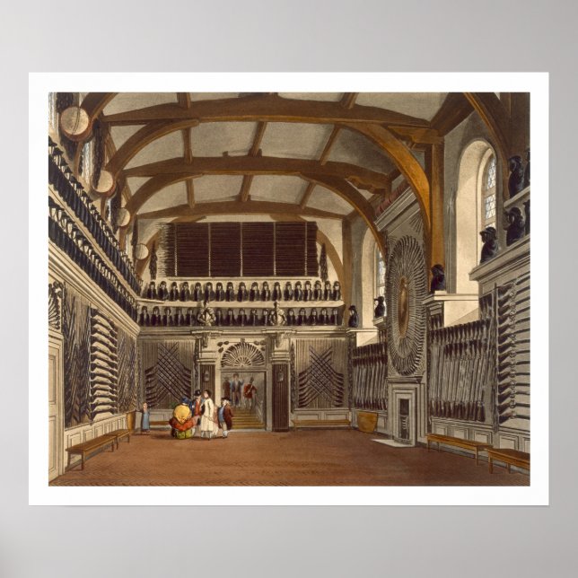 Pôster A Antiga Câmara Guarda, A Torre Redonda, Windsor C (Frente)