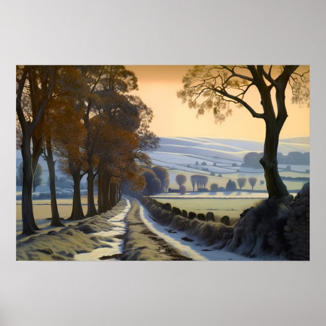 Poster A antiga estrada rural (Frente)