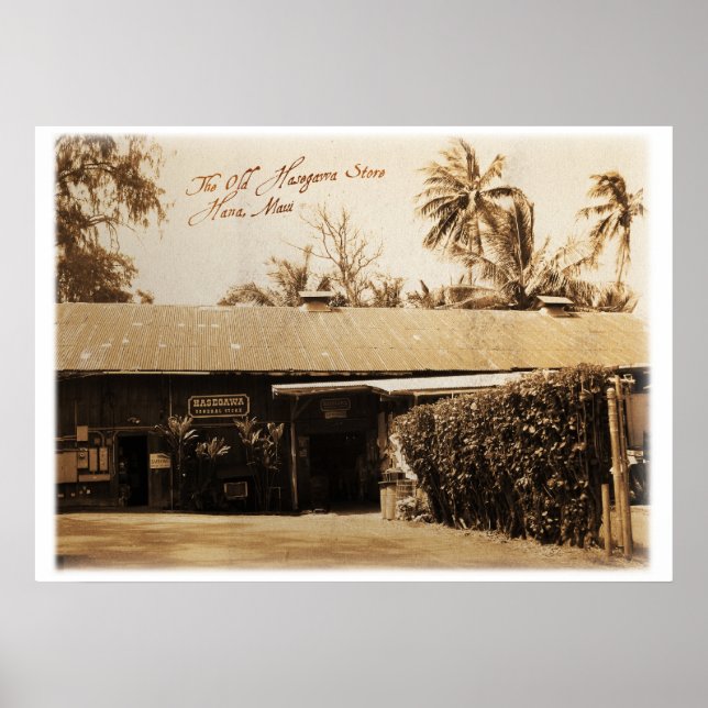 Pôster A Antiga Loja Hasegawa (Frente)