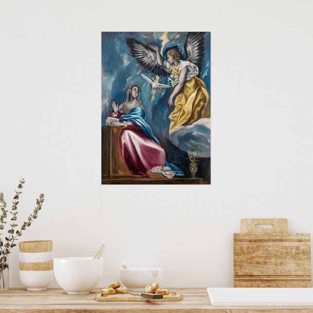 Poster A Anunciação | El Greco | (Cozinha)