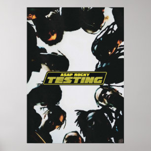 Poster A$AP ROCKY TESTING A3 - álbum estendido