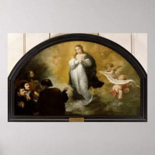 Pôster A aparição do Virgin, 1665