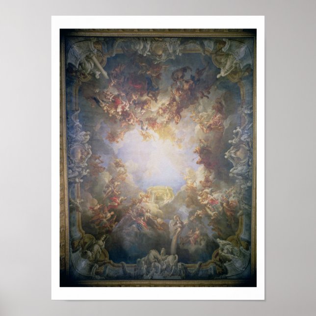 Pôster A Apoteose de Hércules, do teto de (Frente)