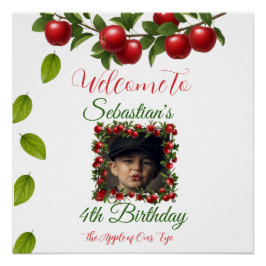 Pôster A Apple do nosso sinal de boas-vindas